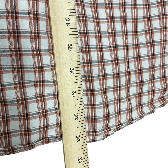 Big Sky Outfitters Mens Plaid Vented Short Sleeve Fishing Outdoor Shirt Size XXL - Picture 7 of 8